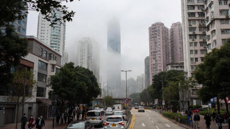 Which month is the coldest in Hong Kong